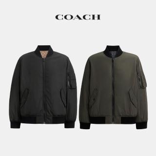 【COACH】蔻馳官方直營 聚酯纖維雙面MA-1夾克-多色任選(CT734)