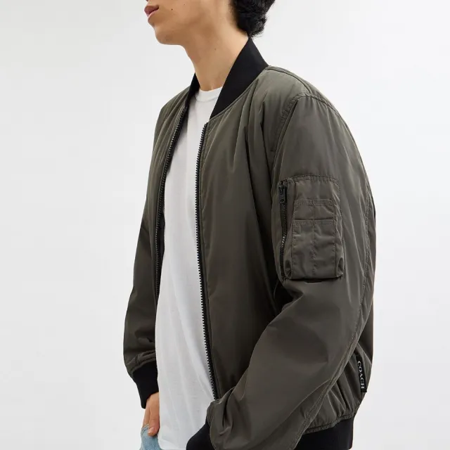 【COACH】蔻馳官方直營 聚酯纖維雙面MA-1夾克-多色任選(CT734)