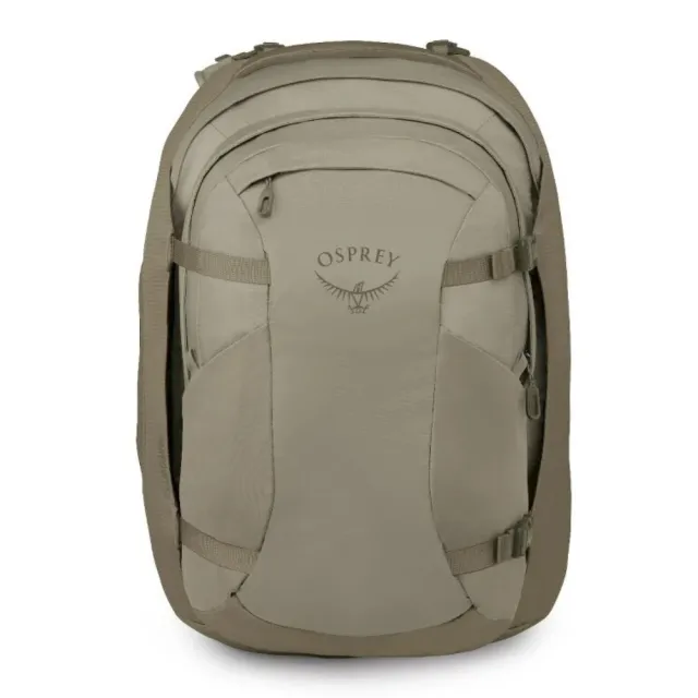【Osprey】雙11 ☆2026新改款☆ Farpoint 55 多功能旅行背包 男 淺木棕 (背包旅行 子母包 登機包