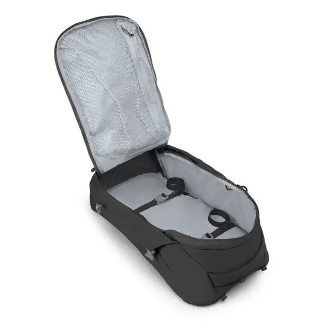 【Osprey】雙11 ☆2026新改款☆ Fairview 55 多功能旅行背包 女 黑 Black (背包旅行 子母包 登機
