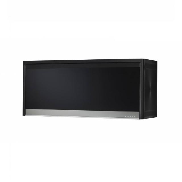 【林內】90cm 黑色懸掛式平面鏡面臭氧殺菌烘碗機 RKD-196S(B) 含基本安裝