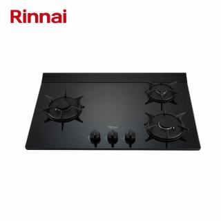 【林內】左單口三口彩焱黑玻璃檯面爐 RB-L3710G(BL) 含基本安裝