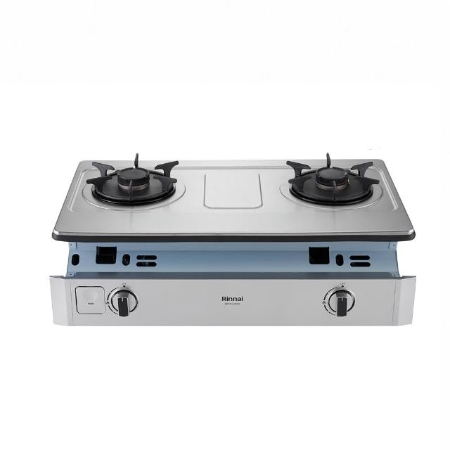 【林內】二口彩焱不鏽鋼嵌入爐 RBTS-L260S 含基本安裝