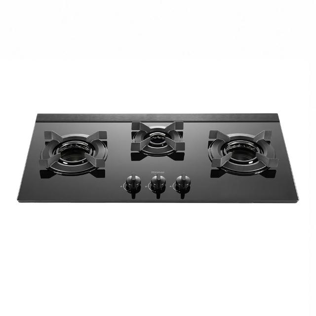 【林內】三口內焰黑玻璃檯面爐 RB-N3811G(B) 含基本安裝