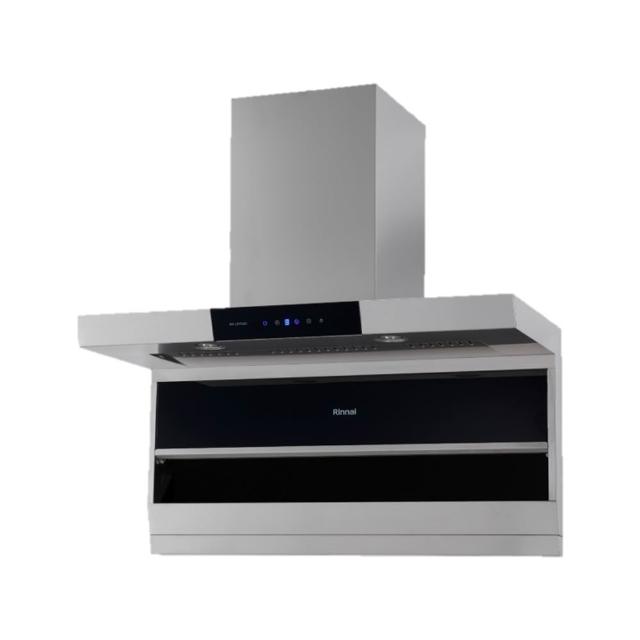 【林內】90cm 倒T頂側雙吸式除油煙機 另購風管護罩組 RH-L9702D 含基本安裝