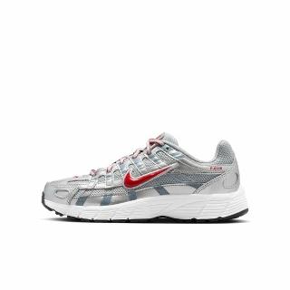 【NIKE 耐吉】P-6000 GS 女鞋 大童 休閒鞋 運動鞋 復古 緩震 銀紅(HV5064016)