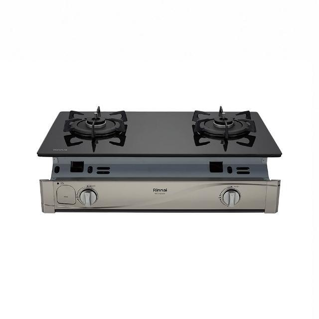 【林內】二口感溫黑玻璃嵌入爐 RBTS-Q230G(B) 含基本安裝