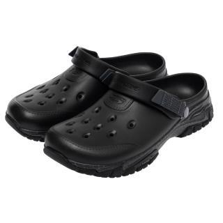 【SKECHERS】男鞋 休閒系列涼拖鞋 涼鞋 FOAMIES ARCH FIT OUTDOOR (243340BKGY)