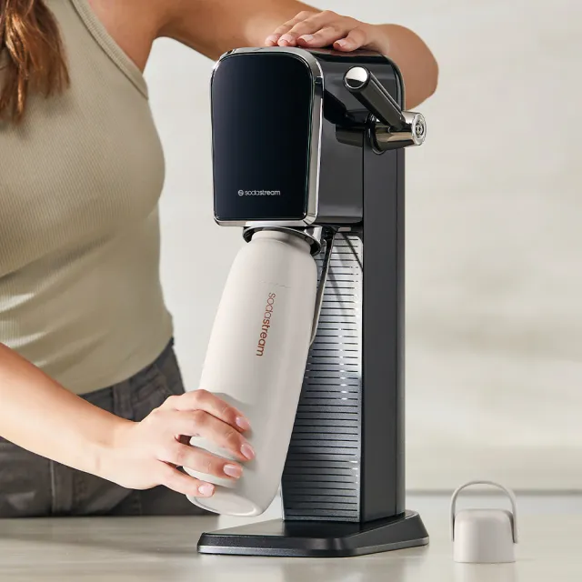 【Sodastream】ART 拉桿式氣泡水機(黑/白)