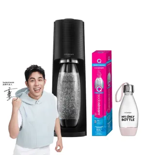Sodastream】TERRA 自動扣瓶氣泡水機(黑) - momo購物網- 好評推薦-2026