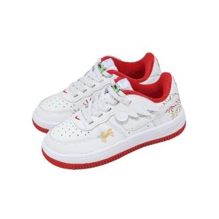 【NIKE 耐吉】休閒鞋 Force 1 Low Easyon PS 中童 小朋友 白紅 AF1 IQ1136-111