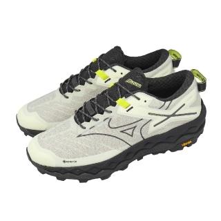 【MIZUNO 美津濃】休閒鞋 Wave Mujin LS GTX 男鞋 米白 黑 防水 機能 D1GA2501-06