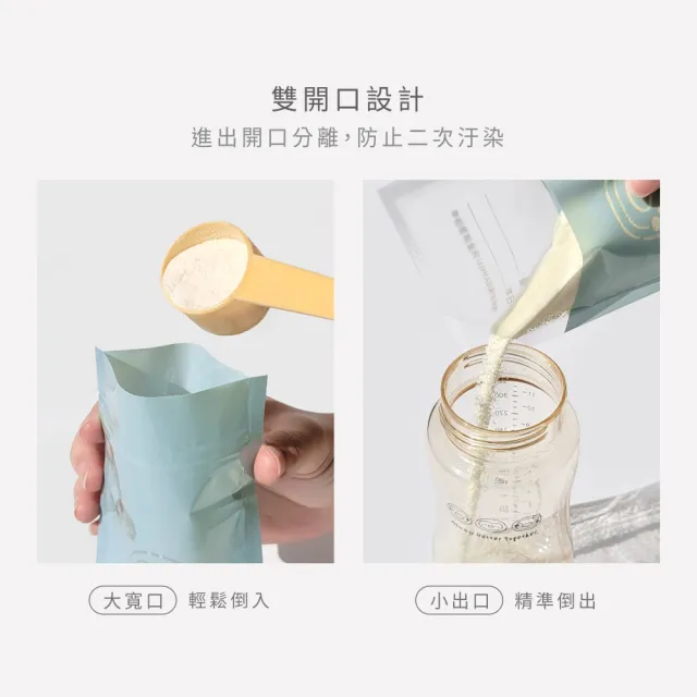 【PUKU 藍色企鵝】攜帶式奶粉袋-20入