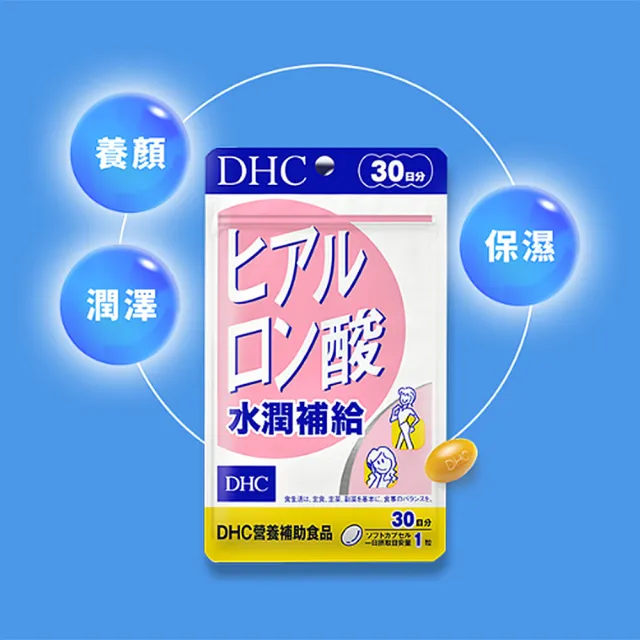 【DHC】水潤補給30日份3入組(30粒/入 玻尿酸 花青素 保水)