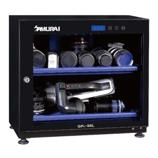 【SAMURAI 新武士】GP5-80L 80公升觸控式數位電子防潮箱 (公司貨)