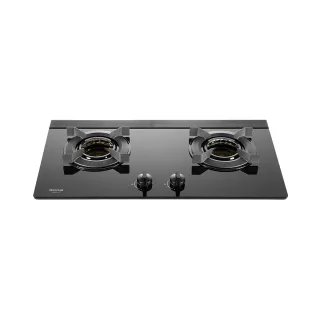 【林內】檯面式內焰LED藍光旋鈕玻璃雙口瓦斯爐(RB-N2611GB基本安裝原廠保固)