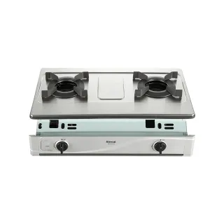 【林內】嵌入式內焰不鏽鋼雙口瓦斯爐(RBTS-N2601S 基本安裝原廠保固)