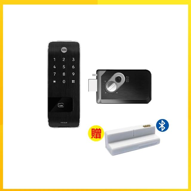 【Yale 耶魯】YDR-353A 藍芽組合 智能/電子輔助鎖(密碼│卡片│藍芽│Wifi/送安裝)