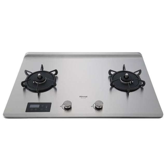  Rinnai 林內牌 RB-A2760 雙口瓦斯爐，採用不鏽鋼爐臺耐用防鏽，傳統外擴火焰設計提供均勻加熱。電子連續點火操作簡便，尺寸770x87x520mm適合各種廚房空間。瓦斯消耗量8~9kW，能源效率第一級節能省氣。產地中國，保固1年標準安裝，BSMI許可依原廠公告，理想家庭瓦斯爐選擇。 
