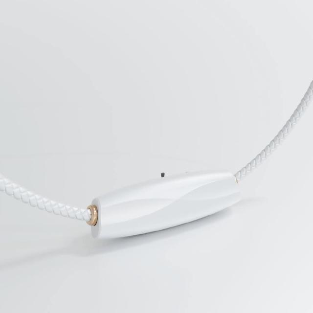 【ible】Airvida M1鈦項圈45公分穿戴式負離子空氣清淨機(珍珠白/太空黑)