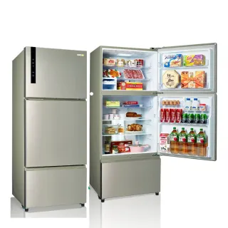 【SAMPO 聲寶】58H快配★台灣製★580L一級能效平面鋼板系列變頻三門冰箱★momo獨家★(SR-B58DV-Y6)