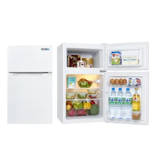 【SAMPO 聲寶】58H快配★台灣製★92公升一級能效獨享系列雙門小冰箱★momo獨家★(REF-M90G)