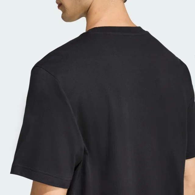 【adidas 愛迪達】短袖上衣 男 寬鬆版型 M STAD COLLEG T 黑 KB4929