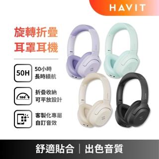 【Havit 海威特】H612BT PRO 旋轉折疊180度耳罩式耳機