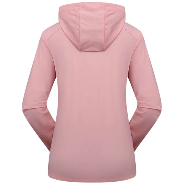 【DZRZVD 杜戛地】出清!62002女款高彈力輕薄外套Ultra Stretch Active (淺粉色)(抗UV、防潑水、接觸涼感)