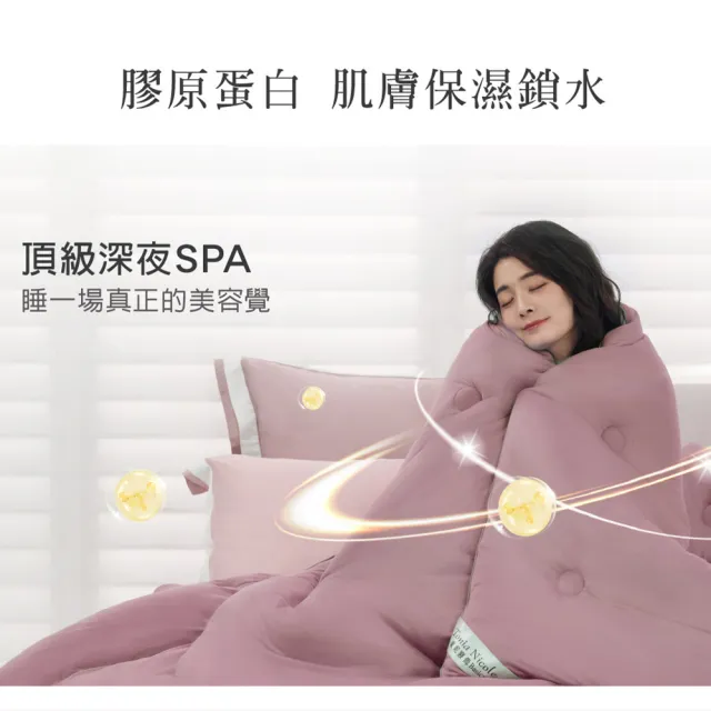 【Tonia Nicole 東妮寢飾】暖棉眠石墨烯膠原蛋白水洗冬被-雙人(多款任選/棉被/冬被)