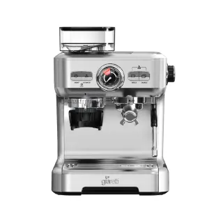 【Giaretti】義式磨豆咖啡機-冰川銀 GL-5700(20Bar萃取/15段磨豆/可拆式刀盤)