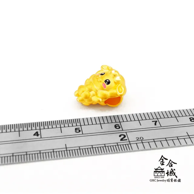 【金合城】QQ羊黃金墜 MNP0026(金重約0.34錢)