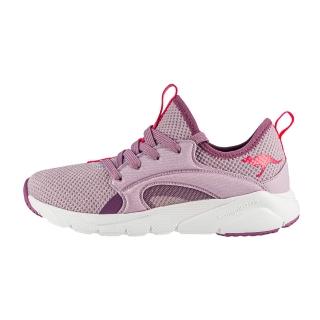 【KangaROOS】超輕量慢跑鞋 女鞋 運動鞋 襪套式 緩震 BREEZE 2 紫 KW41167
