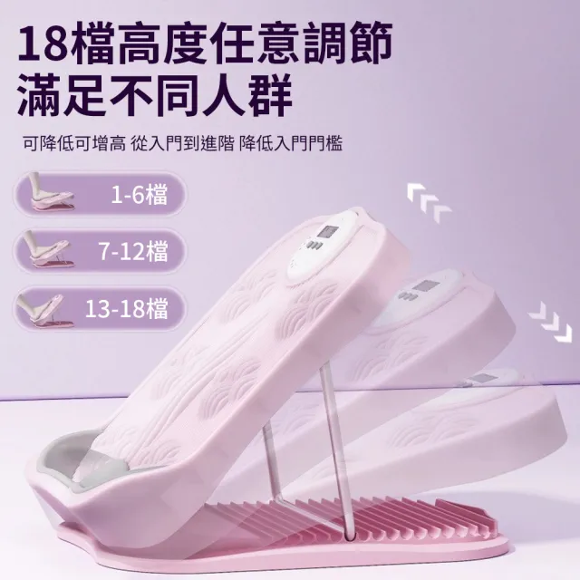 【costway】智慧計時美腿伸展拉筋板 立體波浪紋腳底按摩板 防滑腳底按摩板 18段調節(瑜珈伸展 小腿拉伸)