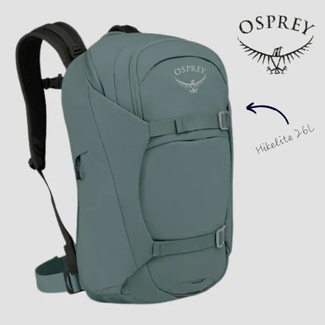 【Osprey】雙11 Metron 26 通勤筆電背包 綠色 (自行車通勤專用背包 電腦背包 筆電背包 日常背包)