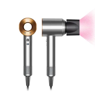 【dyson 戴森】HD08 Origin Supersonic 吹風機 溫控 負離子(銀銅色)