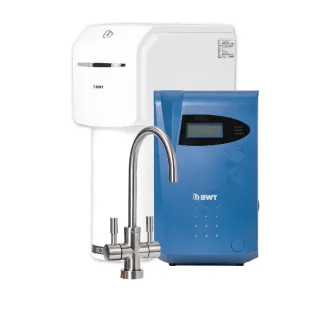 【BWT 德國倍世】直流式鎂離子生飲水淨水器+智慧型櫥下加熱器(SLIM RO DF P+DWH30A)