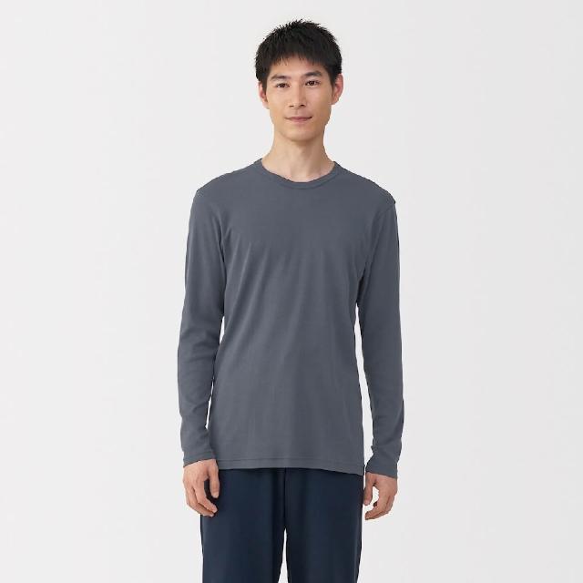 【MUJI 無印良品】男棉保暖圓領長袖T恤/共3色