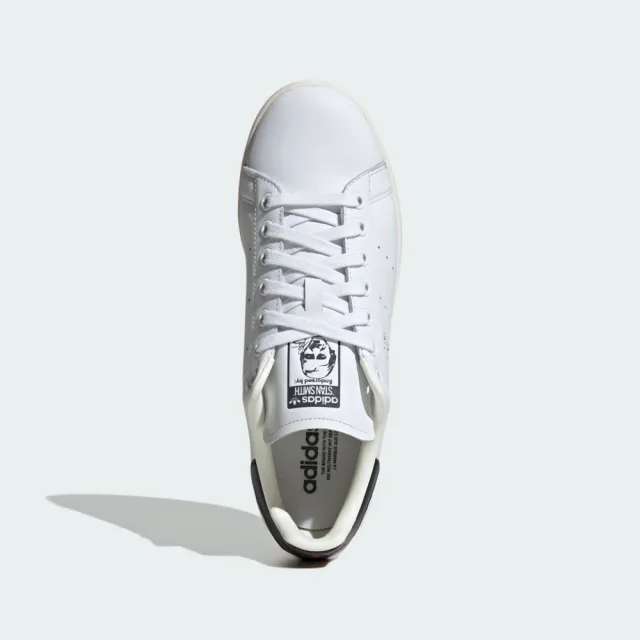 【adidas 愛迪達】Stan Smith 男女 運動休閒鞋 經典 史密斯 皮革 百搭 奶油底 白黑(JH7429)