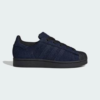 【adidas 愛迪達】Superstar II W 女 運動休閒鞋 舒適 深藍 黑(JS4018)
