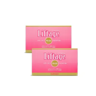【Suntory 三得利】Liftage麗芙緹PG-EX 10瓶X2盒組(10天有感、膠原蛋白 彈嫩水潤)