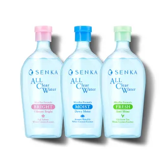 【專科】超微米卸妝水400ml 3入組(保濕嫩透/透亮/控油/淨荳/雙層保濕)