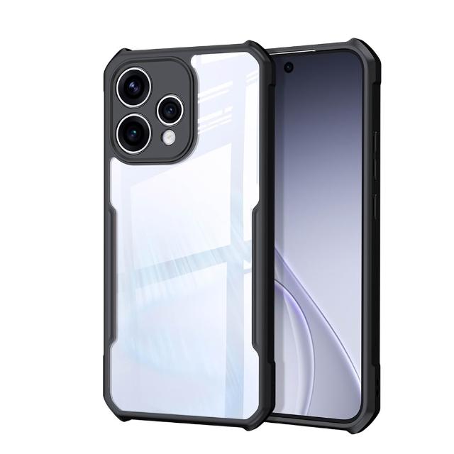 【XUNDD 訊迪】OPPO Reno15 軍事防摔 鏡頭全包覆 清透保護殼 手機殼(夜幕黑)
