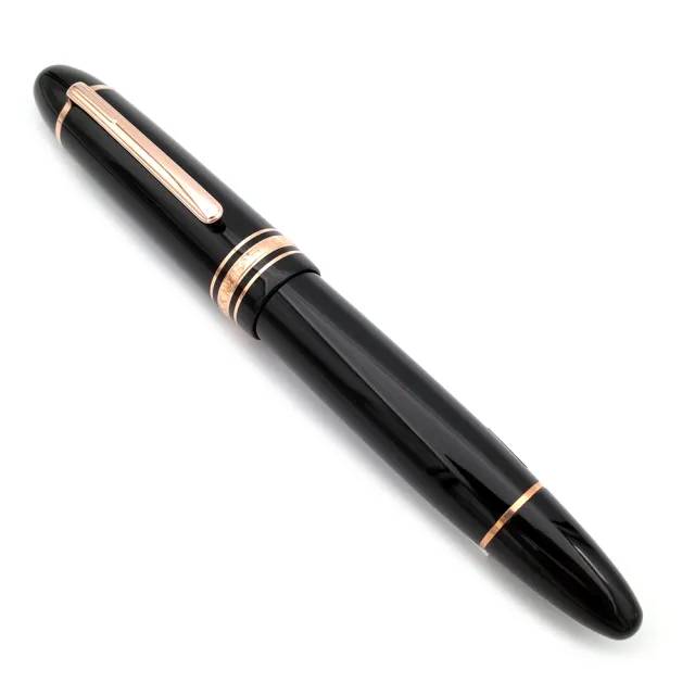 【MONTBLANC 萬寶龍】大師傑作（大班）系列鍍玫瑰金 鋼筆(149 大班 18K金)