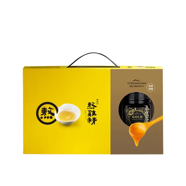 【老協珍】熬雞精禮盒 常溫/25入+麥蘆卡蜂蜜250g 珍藏禮盒組(42ml/入 徐若瑄代言 送禮 禮盒)