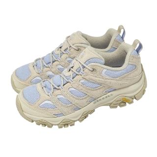【MERRELL】登山鞋 Moab 3 女鞋 米 藍 戶外 機能 越野 黃金大底 ML00003595
