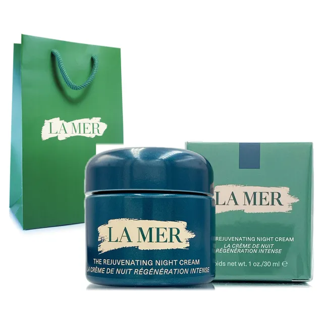 【LA MER 海洋拉娜】醇萃活膚晚霜30ml - 贈品牌束口袋+品牌紙袋(專櫃公司貨)