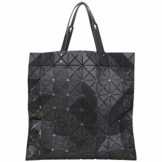 【ISSEY MIYAKE 三宅一生】BAOBAO LUCENT MATTE 8x8 霧面幾何手提托特包-黑色