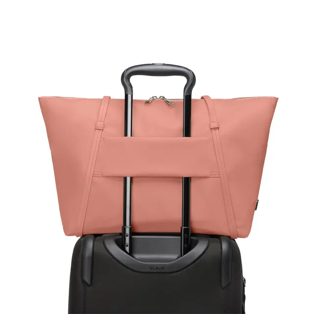 【TUMI】Voyageur Q Tote 都會時尚托特包 - 粉陶色(TUMI 官方旗艦店)