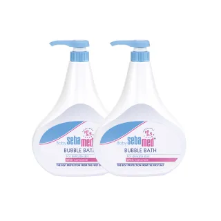【SEBAMED 施巴】嬰兒泡泡浴露1000mlx2入(總代理)